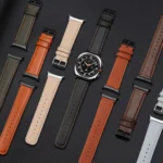 Samsung Watch 8 Leather Strap – Slim & Durable Leather Replacement Band, Compatible with Galaxy Watch 8 (2025) and All Previous Samsung Smartwatch Models