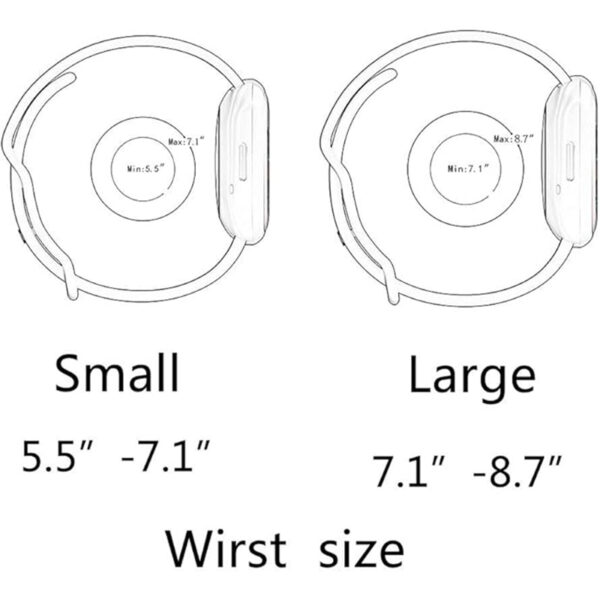 Silicone Replacement Band with Metal Decorative Ring Compatible with Fitbit Versa 4/3/Sense 2/Sense, Breathable Soft Sport Strap with Chic Hardware Loop for Women Men