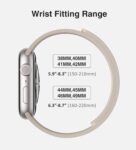 Magnetic Silicone Band for Apple Watch – No-Buckle Strap with Strong Magnetic Closure, Soft Breathable Replacement Wristband Compatible with iWatch Series 9/8/7/SE/6/5/4/3/2/1 & Ultra 2/Ultra