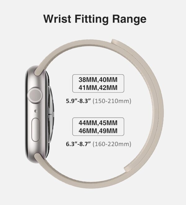 Magnetic Silicone Band for Apple Watch – No-Buckle Strap with Strong Magnetic Closure, Soft Breathable Replacement Wristband Compatible with iWatch Series 9/8/7/SE/6/5/4/3/2/1 & Ultra 2/Ultra