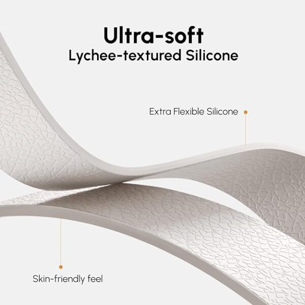 Magnetic Silicone Band for Apple Watch – No-Buckle Strap with Strong Magnetic Closure, Soft Breathable Replacement Wristband Compatible with iWatch Series 9/8/7/SE/6/5/4/3/2/1 & Ultra 2/Ultra