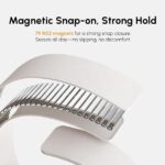 Magnetic Silicone Band for Apple Watch – No-Buckle Strap with Strong Magnetic Closure, Soft Breathable Replacement Wristband Compatible with iWatch Series 9/8/7/SE/6/5/4/3/2/1 & Ultra 2/Ultra
