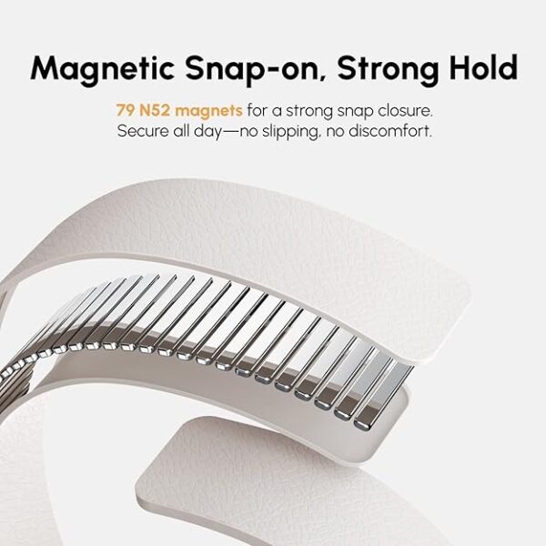 Magnetic Silicone Band for Apple Watch – No-Buckle Strap with Strong Magnetic Closure, Soft Breathable Replacement Wristband Compatible with iWatch Series 9/8/7/SE/6/5/4/3/2/1 & Ultra 2/Ultra