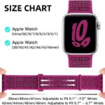 Nylon Sport Loop Band – Lightweight Breathable Velcro Strap, One-Size Woven Nylon with Secure Hook and Loop Design for Running, Gym & Daily Wear