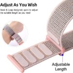 Nylon Sport Loop Band – Lightweight Breathable Velcro Strap, One-Size Woven Nylon with Secure Hook and Loop Design for Running, Gym & Daily Wear