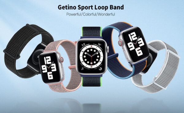 Nylon Sport Loop Band – Lightweight Breathable Velcro Strap, One-Size Woven Nylon with Secure Hook and Loop Design for Running, Gym & Daily Wear